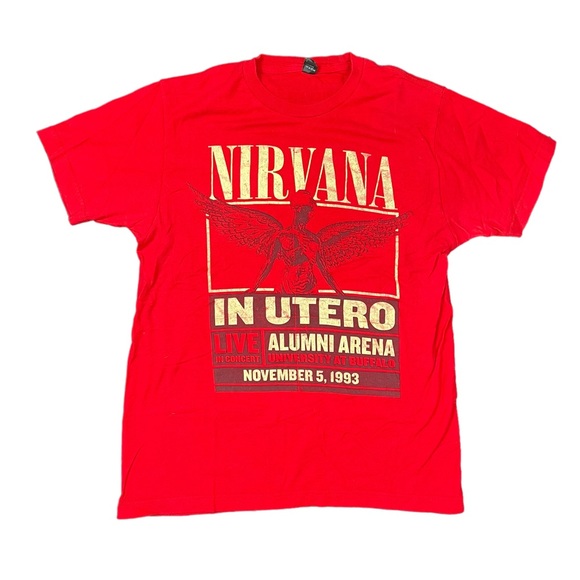 Tops - Nirvana In Utero Retro T-shirt